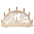 Schwibbogen Seiffener Kirche 57 cm – Erzgebirge, 7-flammig, Made in Germany